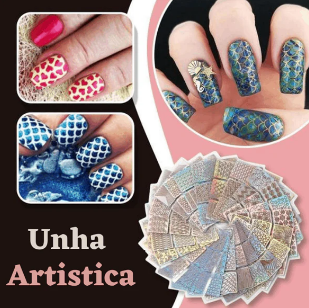 Adesivos de Unhas Artísticas™  PROMOÇÃO DE BLACK FRIDAY